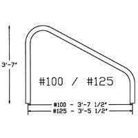 125 Pair 41 1/2In Handrails