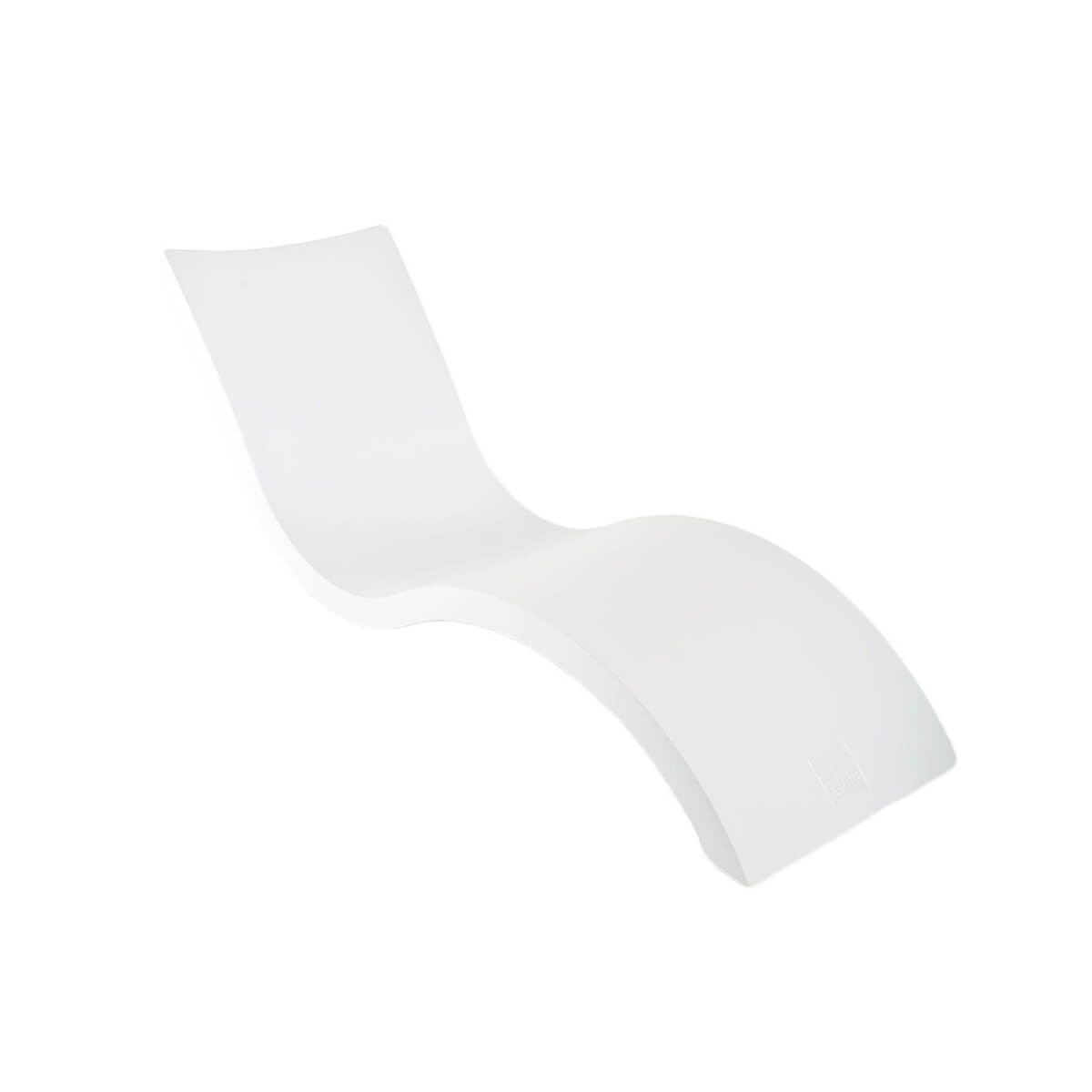 Ledge Lounger Chaise White